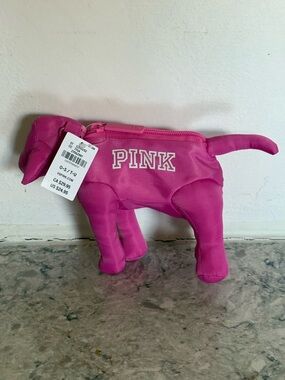 Victoria's Secret PINK Hot Pink Dog Purse with tote